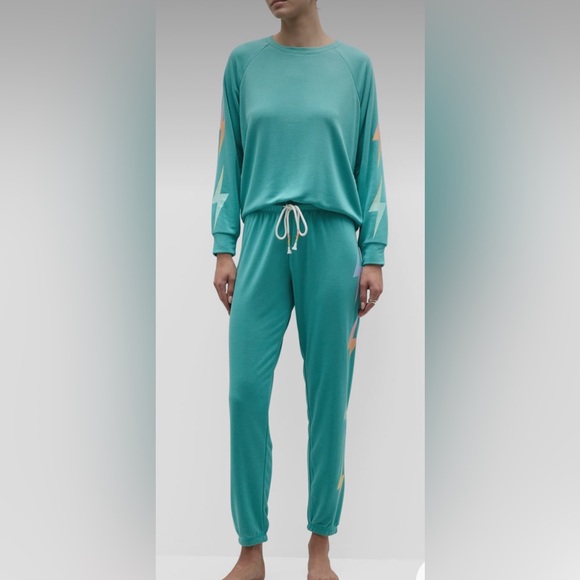 PJ Salvage Gradient Vibes Pajama set - lightning bolt - Picture 3 of 5